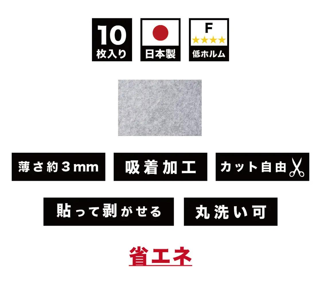 窓ガラス断熱シート W30×H20 10枚入 グレー SNG102213212