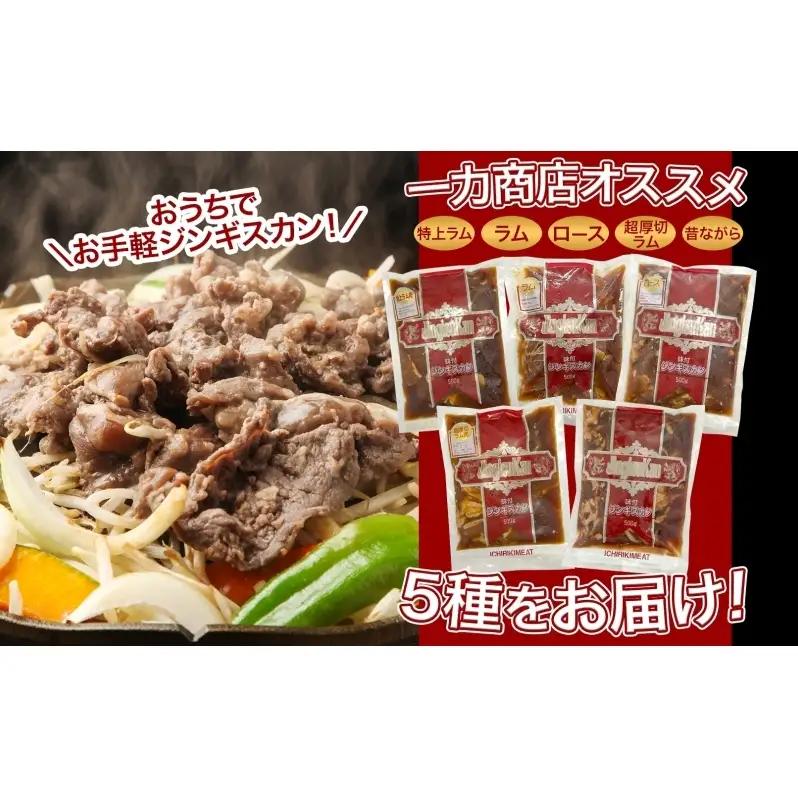 ジンギスカン 5種 2.5kg セット 味付け肉 BBQ