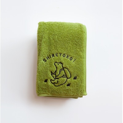 知床トコさん フェイスタオル 3色セット【配送不可地域：離島・沖縄県】