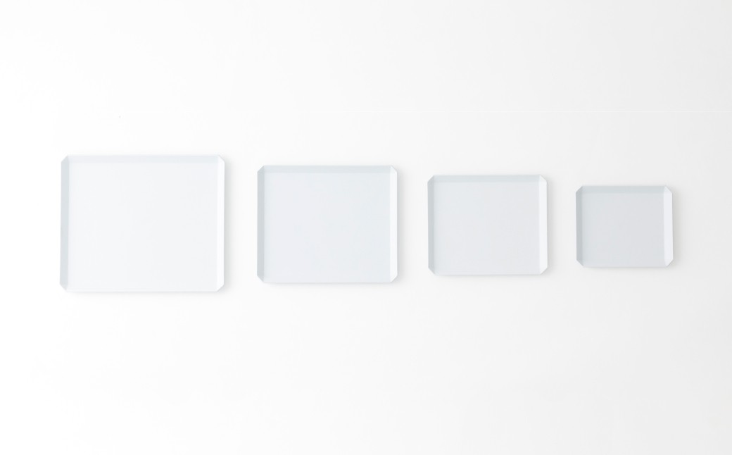 
                  【セット】【1616 / arita japan】有田焼／TY Square Plate（TY スクエアプレート）Gray　165・200・235・270サイズ　4枚セット
                