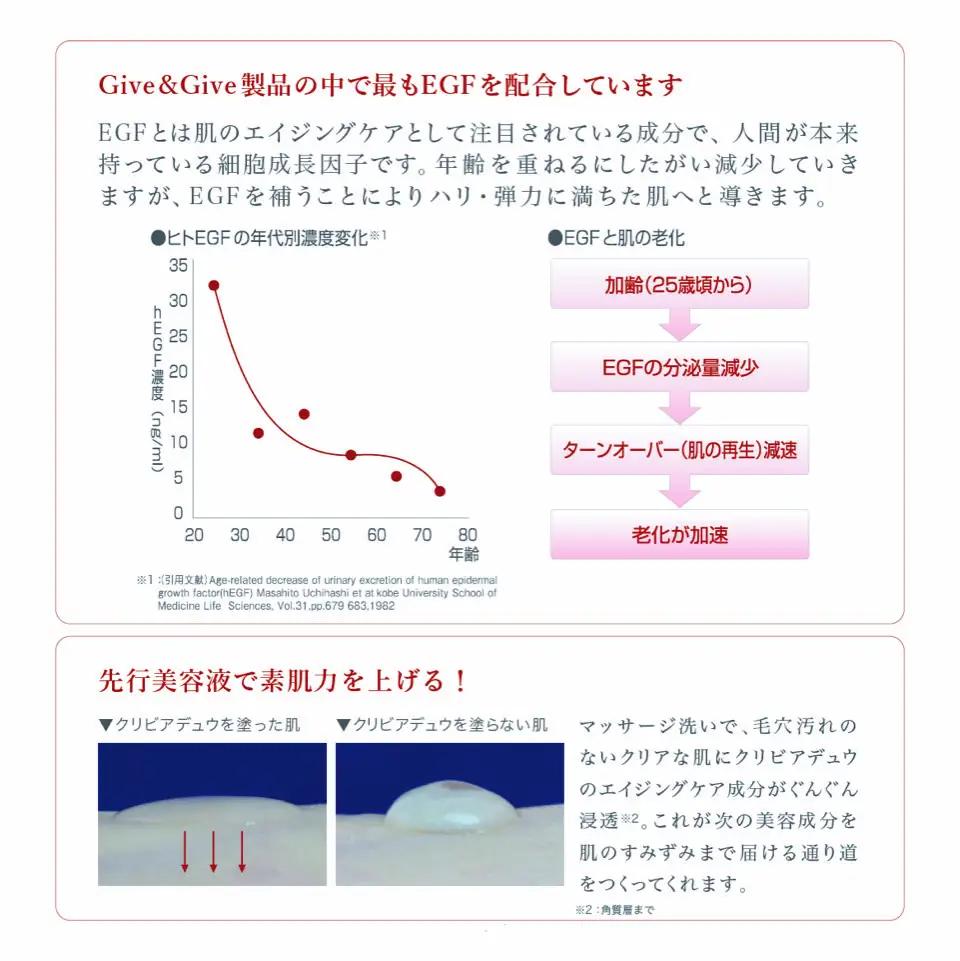 Give&Give エイジングケア美容液【クリビアデュウ60ml】