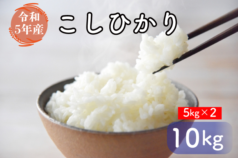 FG-4-1　【令和5年産】茨城県産コシヒカリ 10kg（5kg×2）