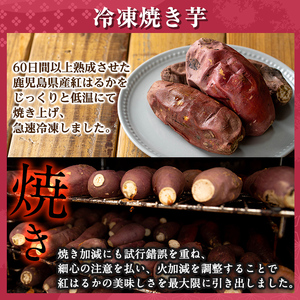 a956-B ＜数量限定！先行予約受付中・2024年11月中旬以降順次発送予定＞さつまいも詰め合わせ(Bセット：冷凍焼き芋(紅はるか)500g×3袋、焼き芋から作った干し芋(紅はるか)100g×2袋)