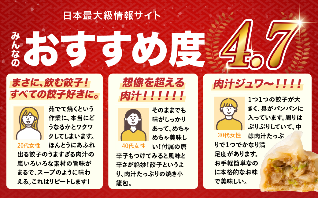 とよはし『最強肉汁餃子』60個（1箱20個入り×3箱）