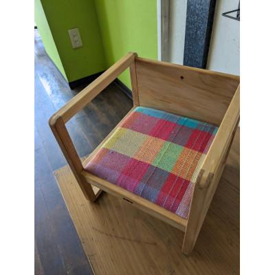 ふるさと納税 大郷町 幼児用多用途椅子 コロコロ (さおり織)