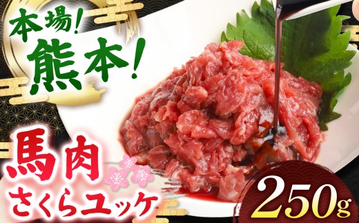 馬肉さくらユッケ 250g ( 50g × 5 ) | 肉 にく お肉 おにく 馬 馬肉 馬肉ユッケ さくらユッケ 熊本県 玉名市
