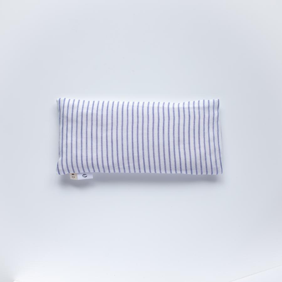 ＜ao×accos＞【目元用】米ぬか玄米カイロ（よもぎ入り）ストライプ