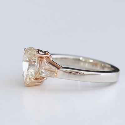 ふるさと納税 山梨市 プラチナ/K18PGダイヤモンド【1.587ct D0.28ct】G5657 |  | 02