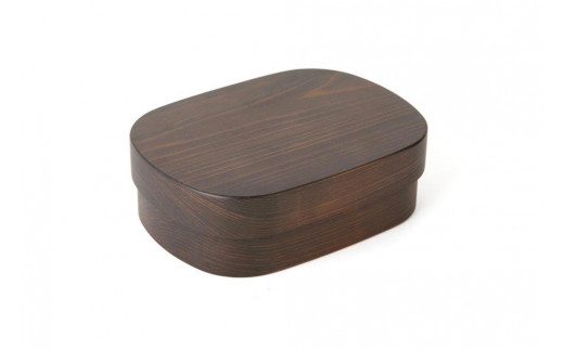 ◇紀州桧弁当箱 モグモグボックス DBR ナノコート 弁当包みセット【ミズタマ】【TN152】