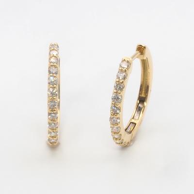 ふるさと納税 甲府市 K18 0.50ct ダイヤモンド ピアス　FFP-000333 |  | 01