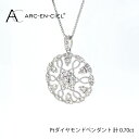 【ふるさと納税】プラチナ ダイヤ ペンダント 計 0.7ct アルカンシェル レディース ネックレス ジュエリー アクセサリー ギフト プレゼント 贈り物 お祝 鑑別書付き 天然ダイヤモンド プラチナ900 プラチナ850 ファッション 関西 大阪府 泉佐野市 送料無料