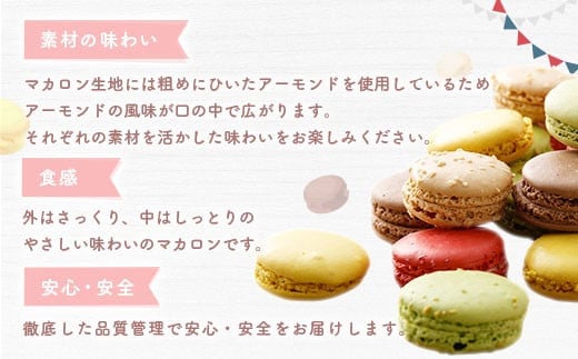 【6ヶ月定期便】一流パティシエが認める ホテル使用品 とろとろマカロン 6種セット 24個入