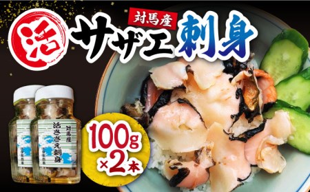 対馬産 活サザエ 刺身 100g×2本《対馬市》【保家商事】  海鮮 魚介 サザエ 刺身 人気 おいしい おすすめ ランキング   [WAA008]