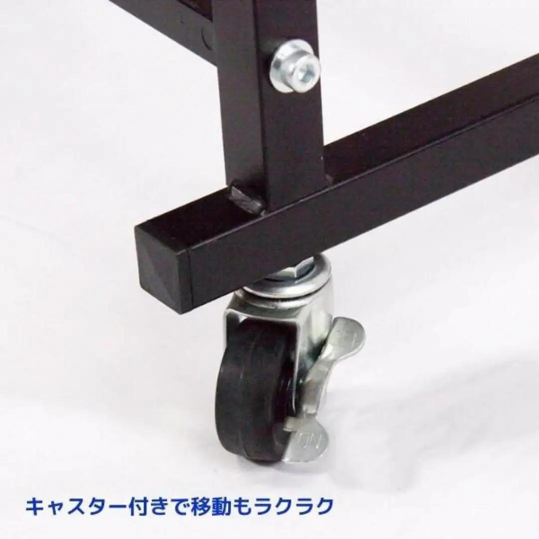 タイヤラック ダブルロック付 g-578 タイヤ収納 スタンドロック キャスター付き ロック機能付き カバー付き 転倒防止 [キープロダクション] 【056S006】