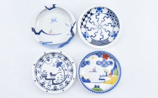 
                  【有田焼】ZOAデイリー取皿4点セット 径約14cm / 食器 / 佐賀県 / 株式会社まるぶん [41APCD068]
                