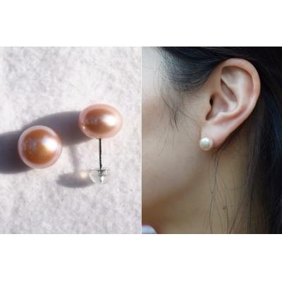 ふるさと納税 神戸市 K14WG淡水真珠ピアス(オレンジ) |  | 01