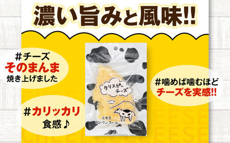 【全2回定期便】『クリスピーチーズ』5袋（ニセコ リン・リンファーム）《喜茂別町》【ニセコリゾート観光協会】チーズ つまみ おつまみ 北海道 ビール ワイン 肴 常温配送 常温[AJAI067]
