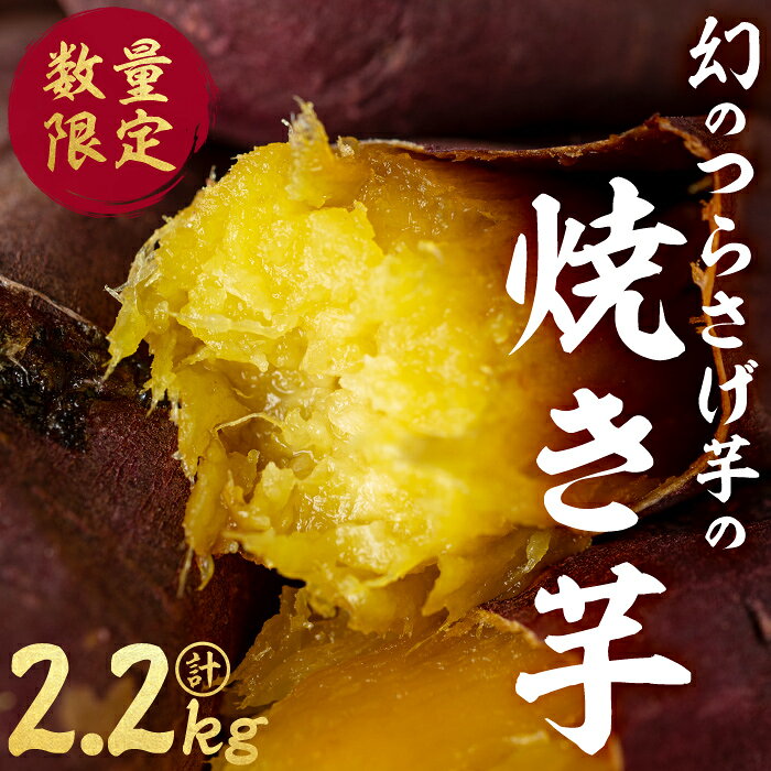【ふるさと納税】【数量限定】〈先行予約〉つらさげ芋の 焼き芋(550g×4P) 計2.2kg さつまいも おやつ さつま芋 サツマイモ お菓子 産地直送 お取り寄せ 数量限定 紅はるか 高級 和スイーツ 焼き芋 やきいも 焼芋 贈答用 【森人くらぶ】B2-1917