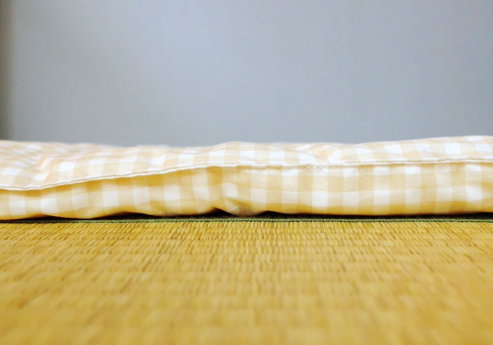 ベビーコットン 敷パット チェック 90×130cm 敷きふとん 布団 赤ちゃん コットン100％ ベビー用品