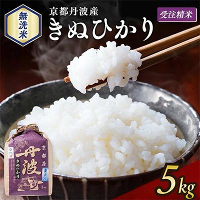 ふるさと納税 亀岡市 【令和7年産】無洗米 京都丹波産 キヌヒカリ 5kg※お申込後精米