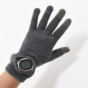 R×L（アールエル） メリノウール グローブ ライト G チャコール MLサイズ