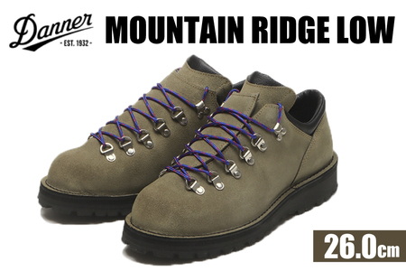 DANNER 紳士靴 マウントリッヂ ロー KHAKI【26.0cm】 [STUMPTOWN渋谷店 石川県 志賀町 sk17jkf70293-4]
