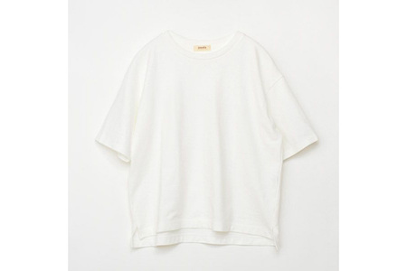 nayuta オーガニックコットン レディース コンパクトTシャツ HW10／1 オフホワイト【M】 秋田県 大仙市