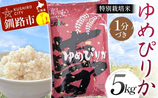 
            【選べる発送月】特別栽培米ゆめぴりか 5kg 1分づき 北海道産 米 コメ こめ お米 白米 玄米 F4F-6819var
          