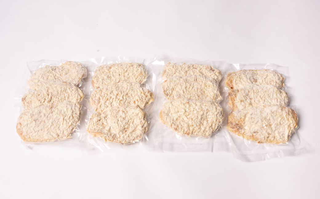手作り トンカツ 12枚セット カナダ産 豚ロース 3枚×4パック 豚肉 とんかつ ロースかつ_イメージ4