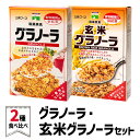 【ふるさと納税】グラノーラ＆玄米グラノーラ セット｜シリアル 穀菜食 自然食品 堅果類 全粒オーツ麦 アーモンド 小麦胚芽 クルミ [0247]