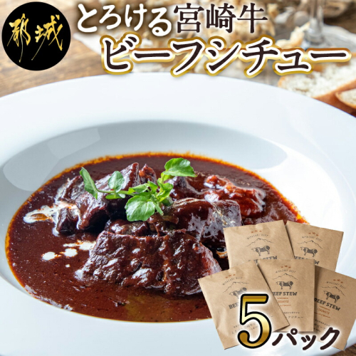 とろける宮崎牛ビーフシチュー5パックセット_MJ-H301