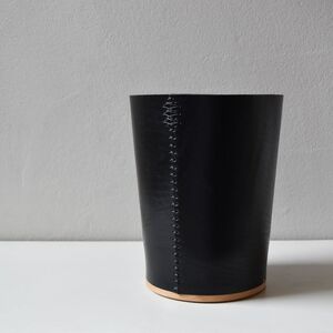 Teha’amana Dust box deco  テハマナ ゴミ箱 ブラウン 革 皮 雑貨 おしゃれ レザー 本革 こだわりの逸品 地域特産品 ギフト 自分用 人気 おすすめ