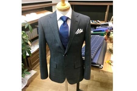 セミハンドメードオーダースーツ、イタリア製生地有名ブランド　Ermenegildo Zegna　Samurai Bespoke＜29-2＞ 