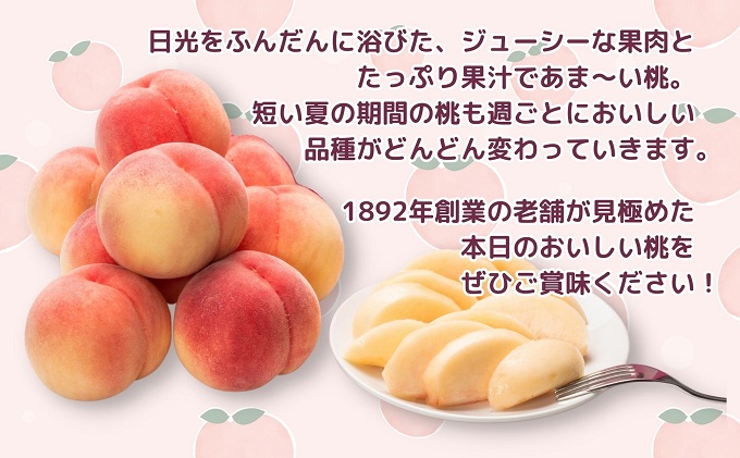 【2025年先行予約】特秀品！桃　約4kg（12～16玉） 果物 フルーツ デザート 食後 国産 日本産 産地直送 ジューシー 果汁たっぷり 夏の果物 夏のフルーツ 