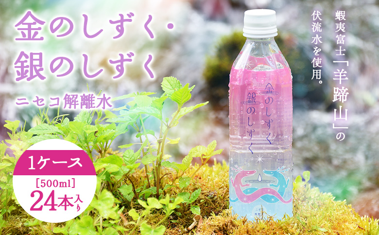 金のしずく・銀のしずく ニセコ解離水 1ケース【19001】