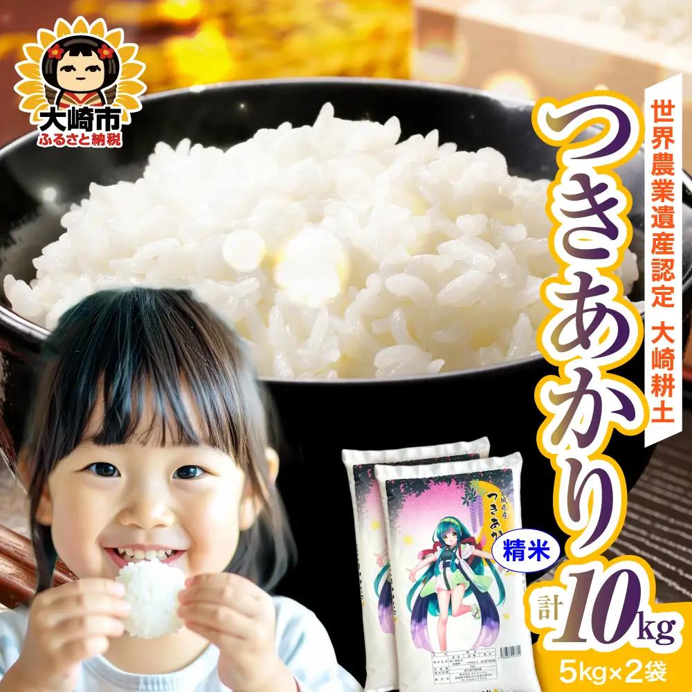《精米》令和7年 宮城県産 つきあかり 10kg(5kg×2) | ot006-ta-10kg-r704