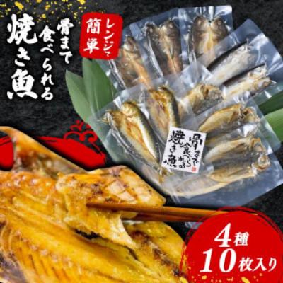 ふるさと納税 沼津市 焼き魚 10枚 セット レンジ 調理 骨まで まるごと 食べられる まるごとくん