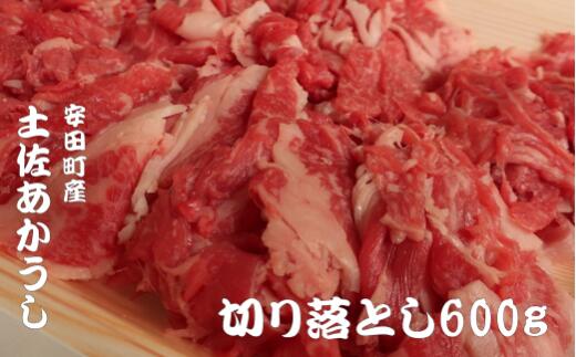 【ふるさと納税】 ｢土佐あかうし｣切り落とし600g 牛肉 和牛 切り落とし 600g 土佐あかうし 土佐 あかうし ブランド牛 国産 国産牛 人気 お取り寄せ 冷凍 BBQ バーベキュー 焼肉 焼き肉 贈答 高知 安田町 MT-01