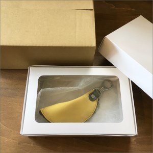 レザー・革製品／バナナキーケース（ヌバックイエロー） レザー製品・鍵ケース リモコンキー・車