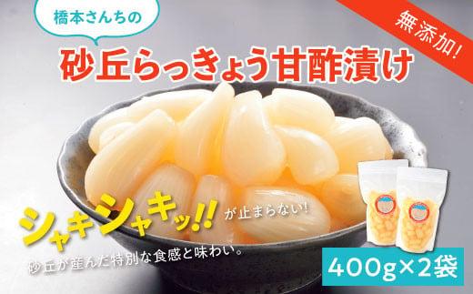 橋本さんちの砂丘らっきょう甘酢漬け 800g 312011_BL002
