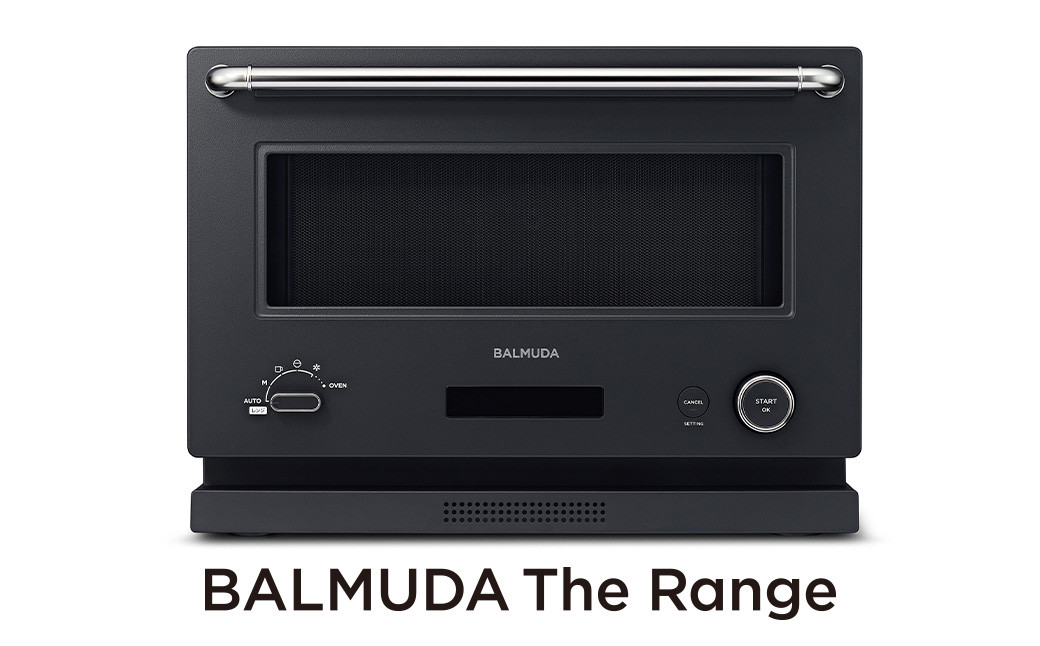 BALMUDA The Range K09A／JP（ブラックBK／ホワイトWH） バルミューダ ザ・レンジ BALMUDA オーブンレンジ オーブン 家電 おしゃれ モダンクラシック 選べるカラー