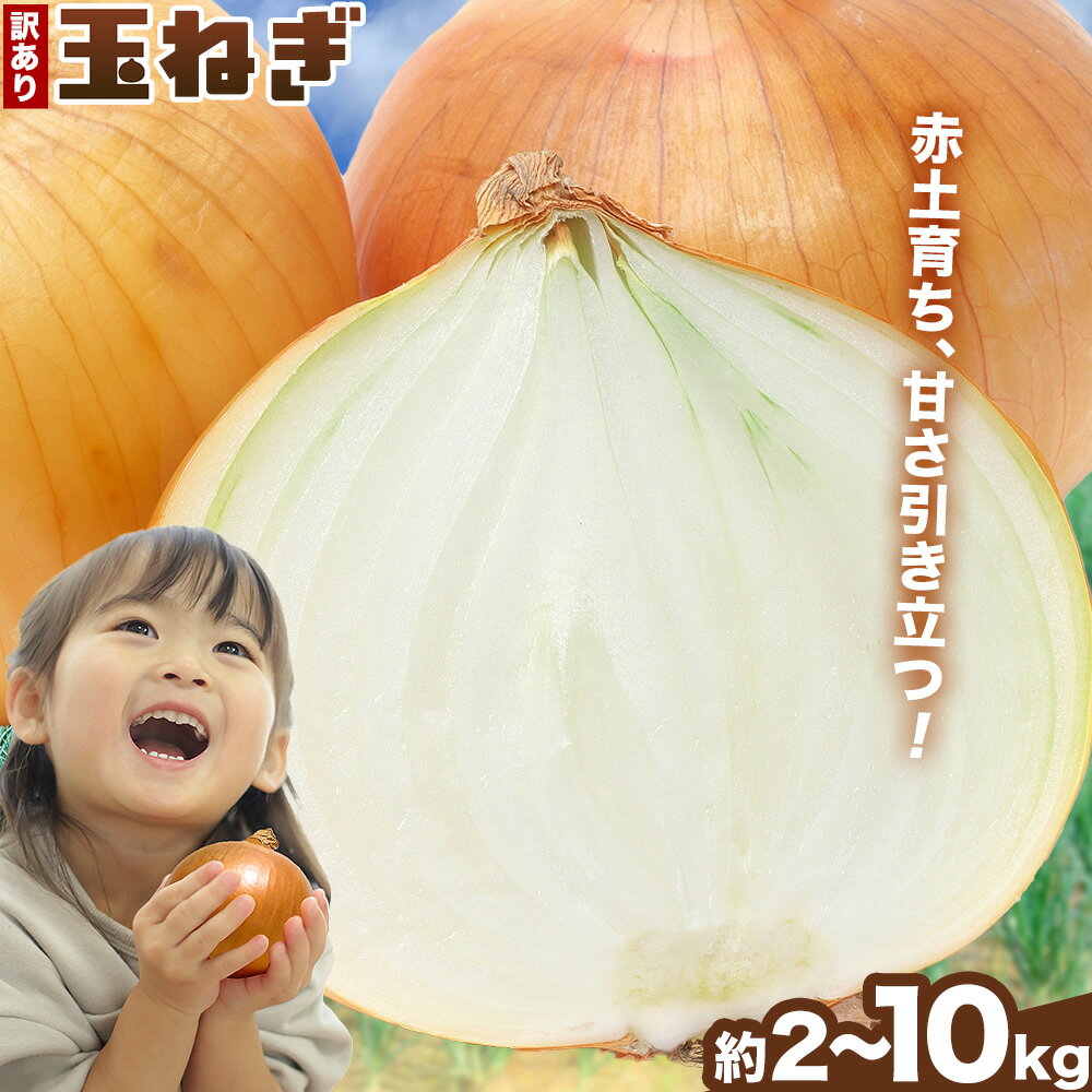 【ふるさと納税】料理に使いやすい！産地直送訳あり 玉ねぎ 選べる 約 2kg 5kg 10kg 株式会社シグマサポート《2026年4月下旬-6月上旬頃出荷》三重県 東員町 玉ねぎ 玉葱 タマネギ たまねぎ 野菜 甘い 送料無料