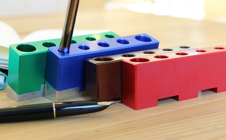 ペン立て（分離式）オレンジ