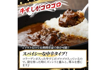 博多和牛 牛すじカレー(計1kg・200g×5食)カレー 博多和牛 牛肉 黒毛和牛 牛すじ 国産 レトルト レトルトカレー 中辛 常温 常温保存＜離島配送不可＞【ksg1387】【マル五】