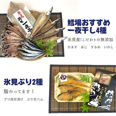 ふるさと納税 氷見市 【毎月定期便】【日本海氷見の幸】旨いもん14種!「氷見ぶり」「一夜干し」「昆布〆お刺身」全4回 |  | 01
