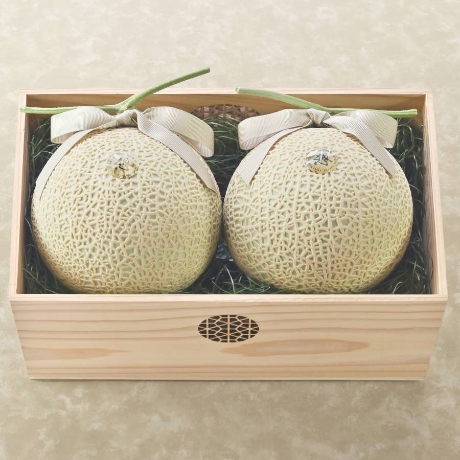 <一果相伝>想 マスクメロン2玉(2.8kg以上)