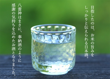 【数量限定】【八ヶ岳ピースファーム】自然酒「八雷神（やくさのいかづちのかみ）」生酒セット(生酒・火入れ各1本) （生酛造り・純米にごり酒・無濾過）日本酒 酒 さけ 720ml 2本 アルコール 15度