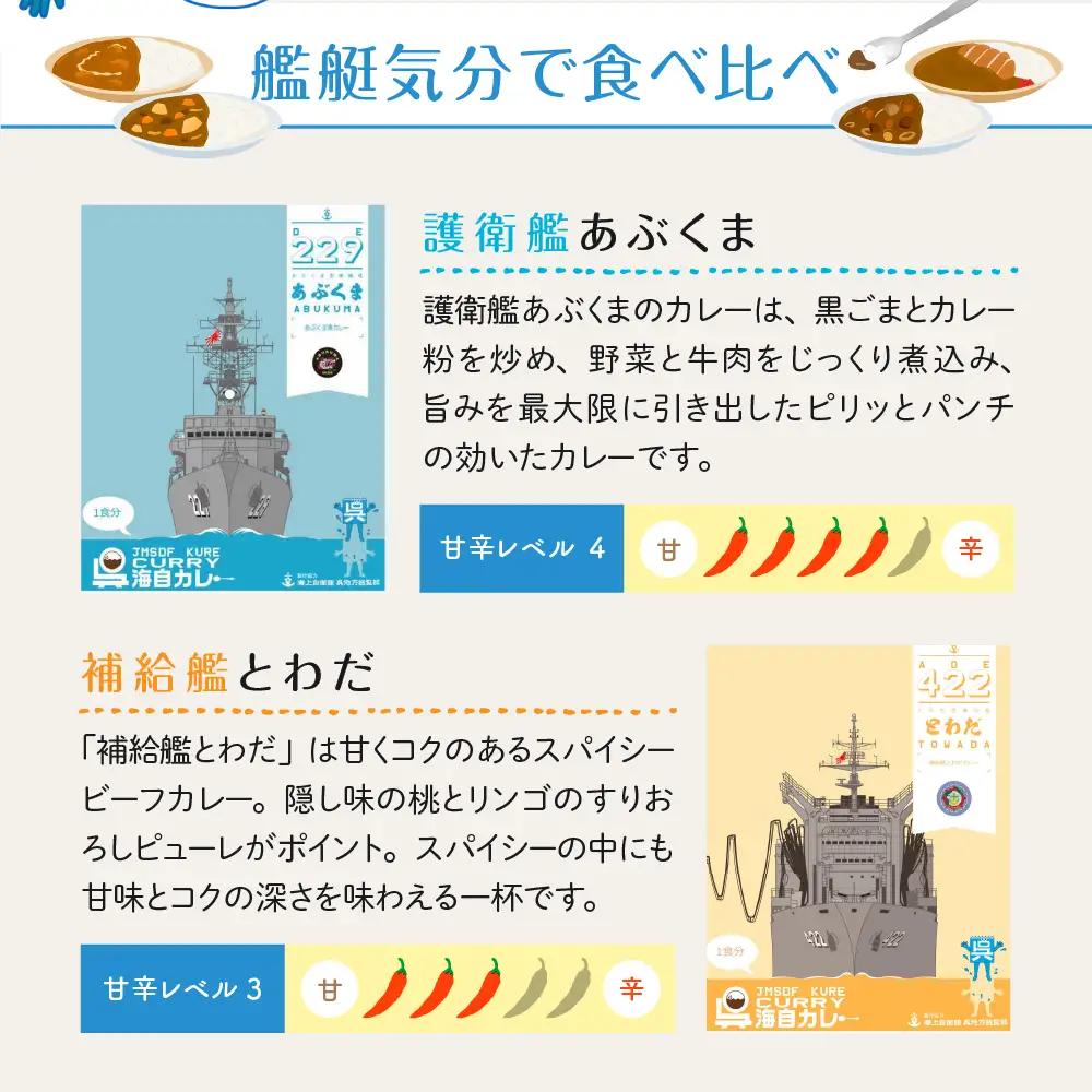 呉海自カレー レトルトカレー 4種詰合せ（C） けんりゅう 他　海軍カレー ビーフカレー レトルトパウチ 常温保存 非常食 ご当地カレー 広島県 呉市 送料無料 ku051-007-r