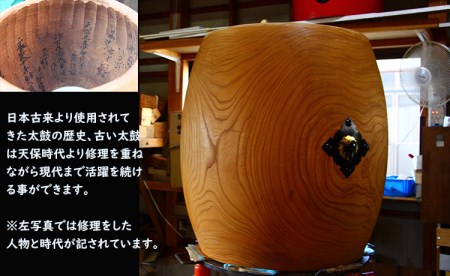 小城の職人が作る大鼓 伝統の鼓動（谷口太鼓店）  F440-001