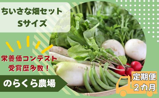 
            【先行受付・2025年発送】定期便2カ月　有機野菜ちいさな畑セット（Sサイズ　１～２人前）（NK-T518）
          